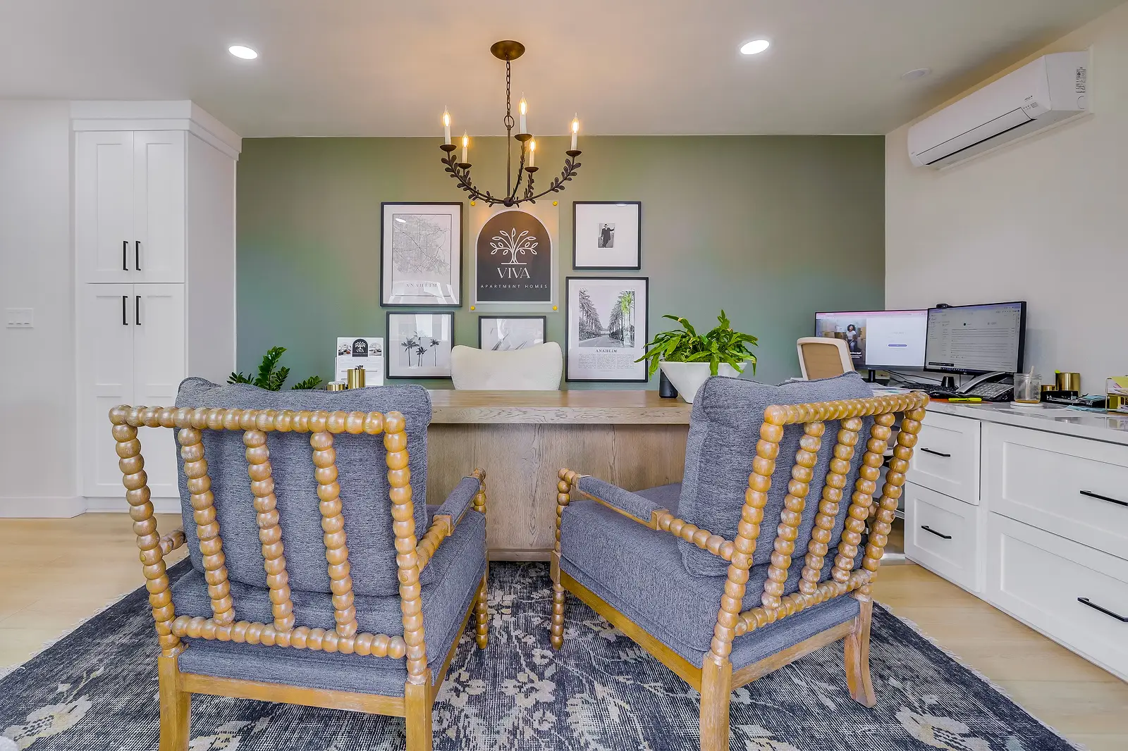 Gallery of model units and common areas at VIVA Apartment Homes, Anaheim, CA.