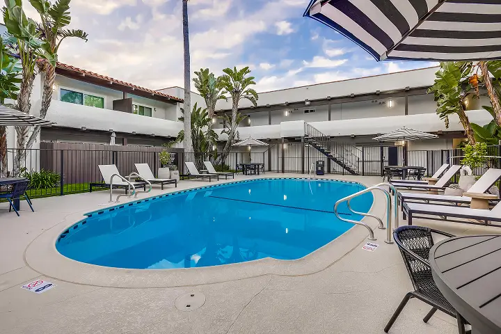 Gallery of model units and common areas at VIVA Apartment Homes, Anaheim, CA.